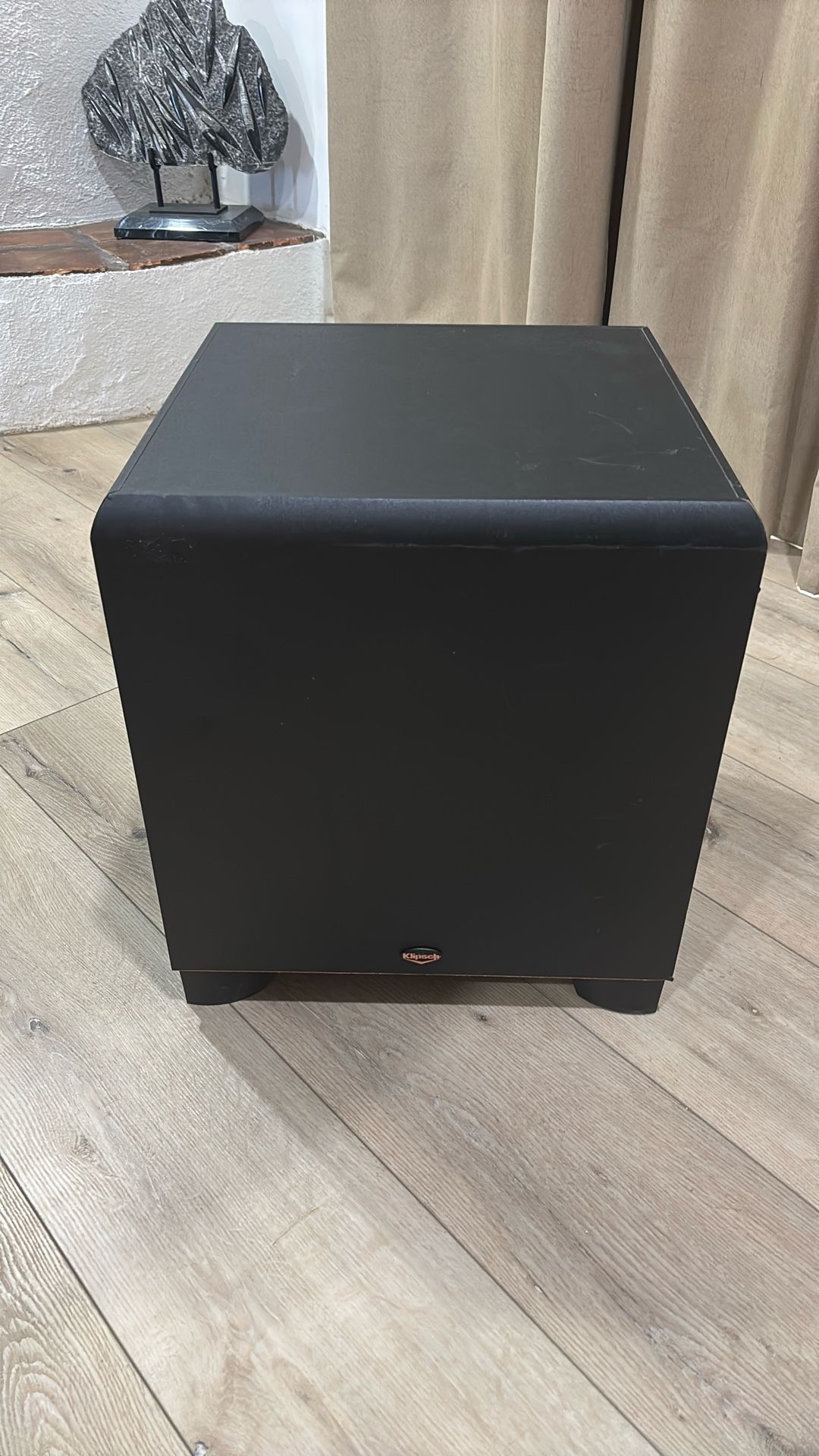 Klipsch 12” subwoofer down firing