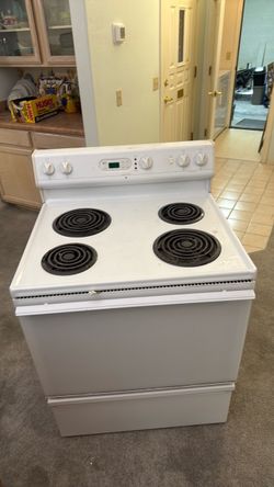White stove