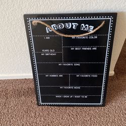 All About Me Board 
