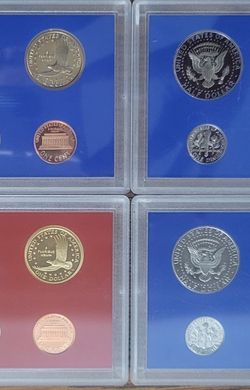 4 United States Mint Proof Coin Sets $65