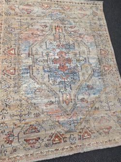 Multicolor 5x7ft area rug