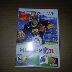 Wii Game Madden NFL 11