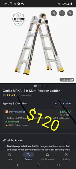 Gorrila ladder 300lb
