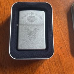 Zippo Harley Davidson 2009 Harley Davidson Eagle Satin Chrome