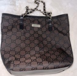 Gucci Nylon Monogram Tote Bag