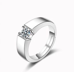 925 stamped sterling silver ring zircon