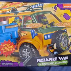 Ninja Turtles TMNT Pizza Fire Van