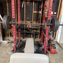 Gym equipment Plates Workout racks 