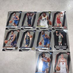 NBA (PANINI) PRIZM ROOKIE TRADING CARD LOT
