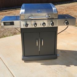 🔥 NEW Master Forge 4-Burner Gas Grill & Side burner with Meat Probe 
