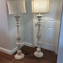 Two tall lamps from Kirkland’s