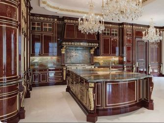 Luxury Custom Kitchen Cabinet Set with Island