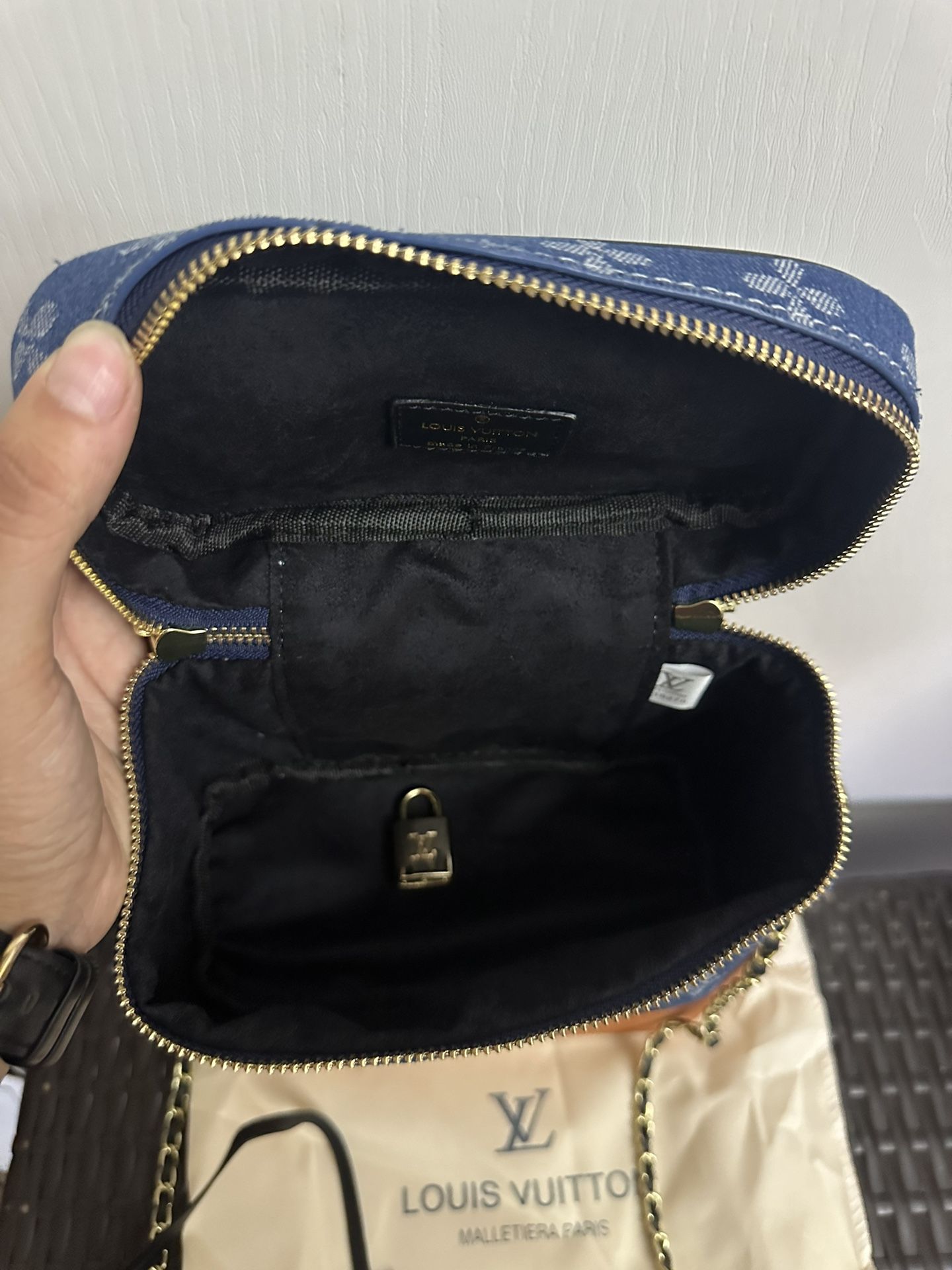 Small Vanity Crossbody Bag With Box - $85