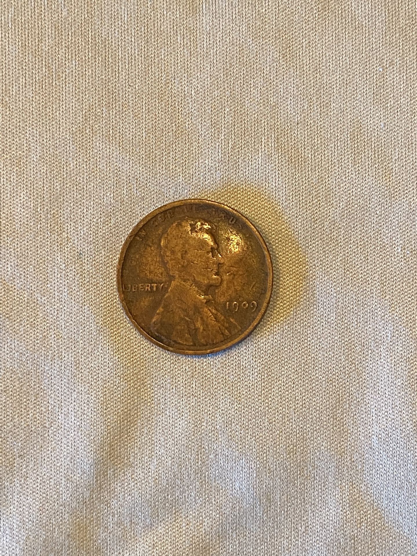 1909 V.D.B Wheat Penny