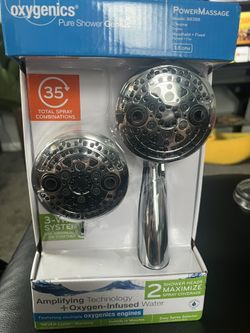 Oxygenics Dual Power Massage Shower Head
