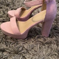 Pink Platform Heels 