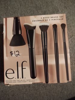 e.l.f. 5 piece makeup brush set $12