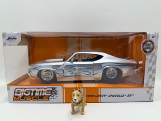 Jada Bigtime Muscle 1969 Chevy Chevelle SS Die-Cast Pet Not Included
