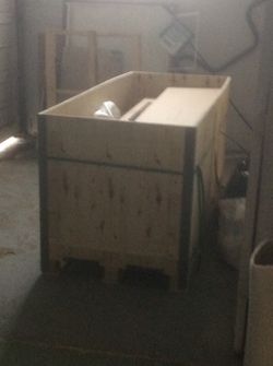 Giant wood crate