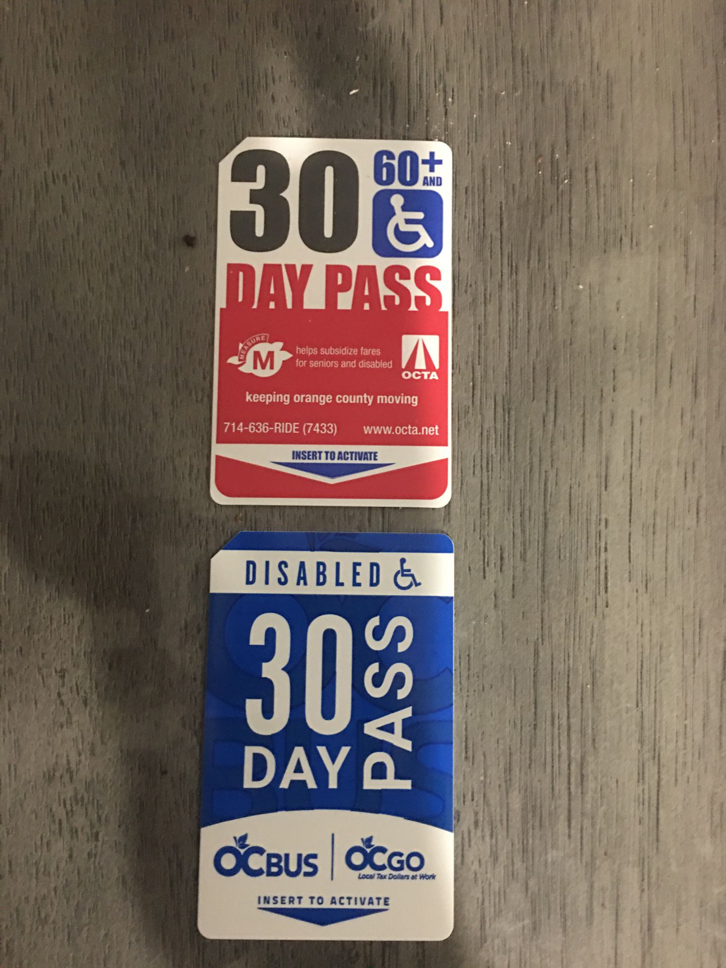 Bus passes