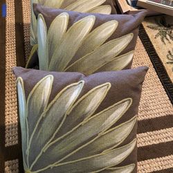 Beautiful Palm Throw Pillows