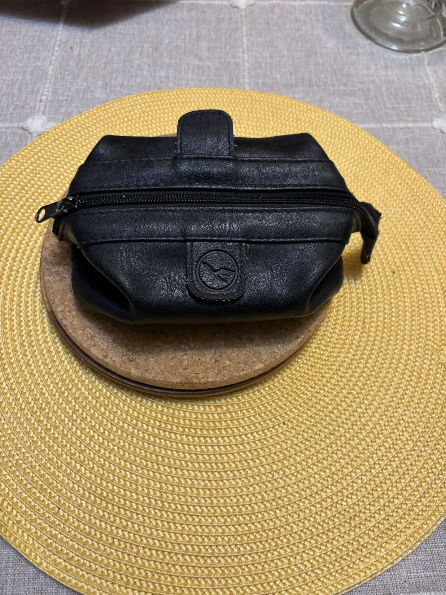 Vintage Lufthansa Airlines Toiletry Bag