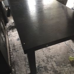 Delivery Included!! Extension Black VilaHome Dining Table W/6 Matching Chairs