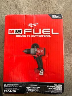 Milwaukee fuel hammer/drill