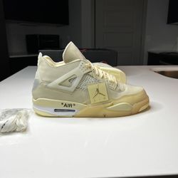 JORDAN 4 OFF WHITE SAIL DEADSTOCK 