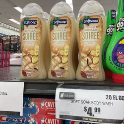 Softsoap Body Wash Vanilla Soirée Vanilla Macaron Scent