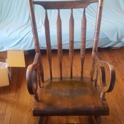 wood rocking chair