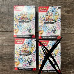 Pokemon Prismatic Evolutions Booster Bundles