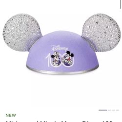 Disney 100th Anniversary Mickey & Minnie Ear Hat