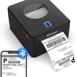 Bluetooth Thermal Shipping Label Printer(No WiFi Connection, 4X6 Label