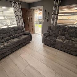 Reclining Sofa And Loveseat. Ask For Price 