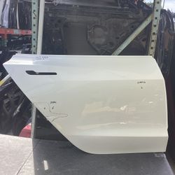 2017 - 2023 TESLA MODEL 3 - REAR PASSENGER DOOR SHELL OEM 