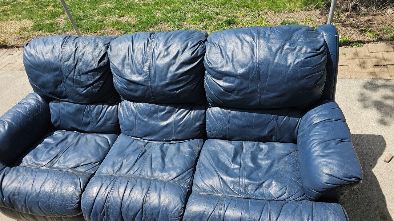 FREE leather couch 