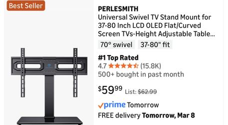 Tv stand up to 80”