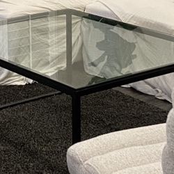 Large Glass Coffee Table (I Think From Pottery Barn) Needs Repainting $120 OBO 