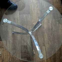 Tempered Glass Side Table