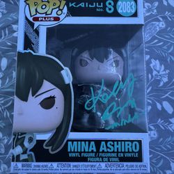 Katelyn Barr Signed Mina Ashiro Funko Pop