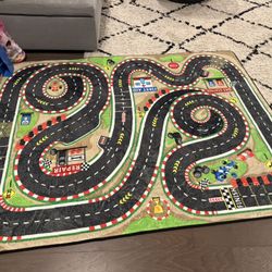 Car Racing Play Mat And Extra Accessories