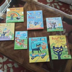 Kids Pete The Cat Book Lot (7)