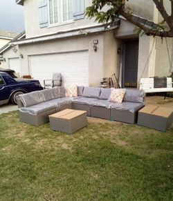 Eight pieces patio furniture set outdoor patio furniture brand new patio sofa 🆕🚎🚛🆕