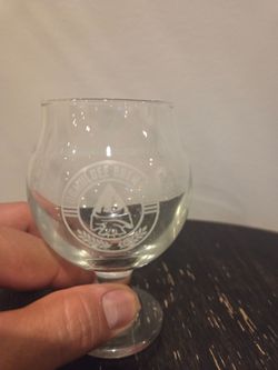 Ocmulgee Brewpub Mini Snifter Beer Glass