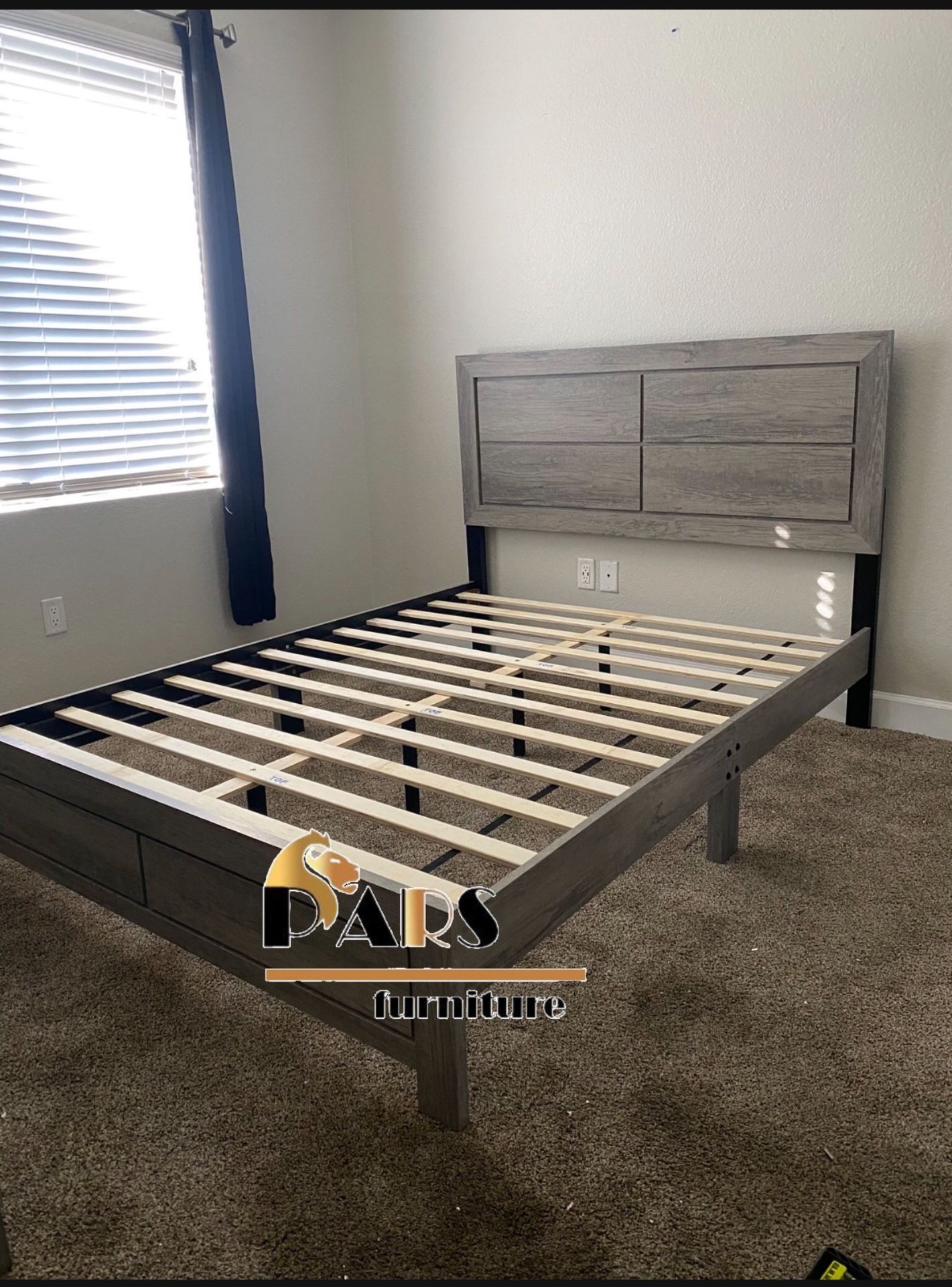 Platform Q Size Bed Frame