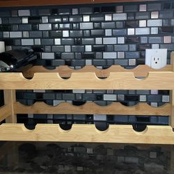 Bamboo Wine Rack