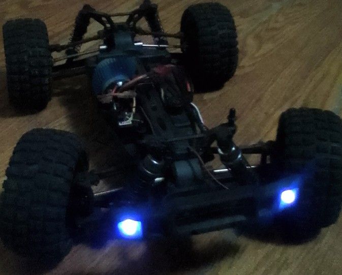 Remote control Car Frame, Motor, Battery & Tires.