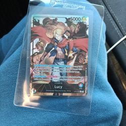 One Piece Leader Lucy Card