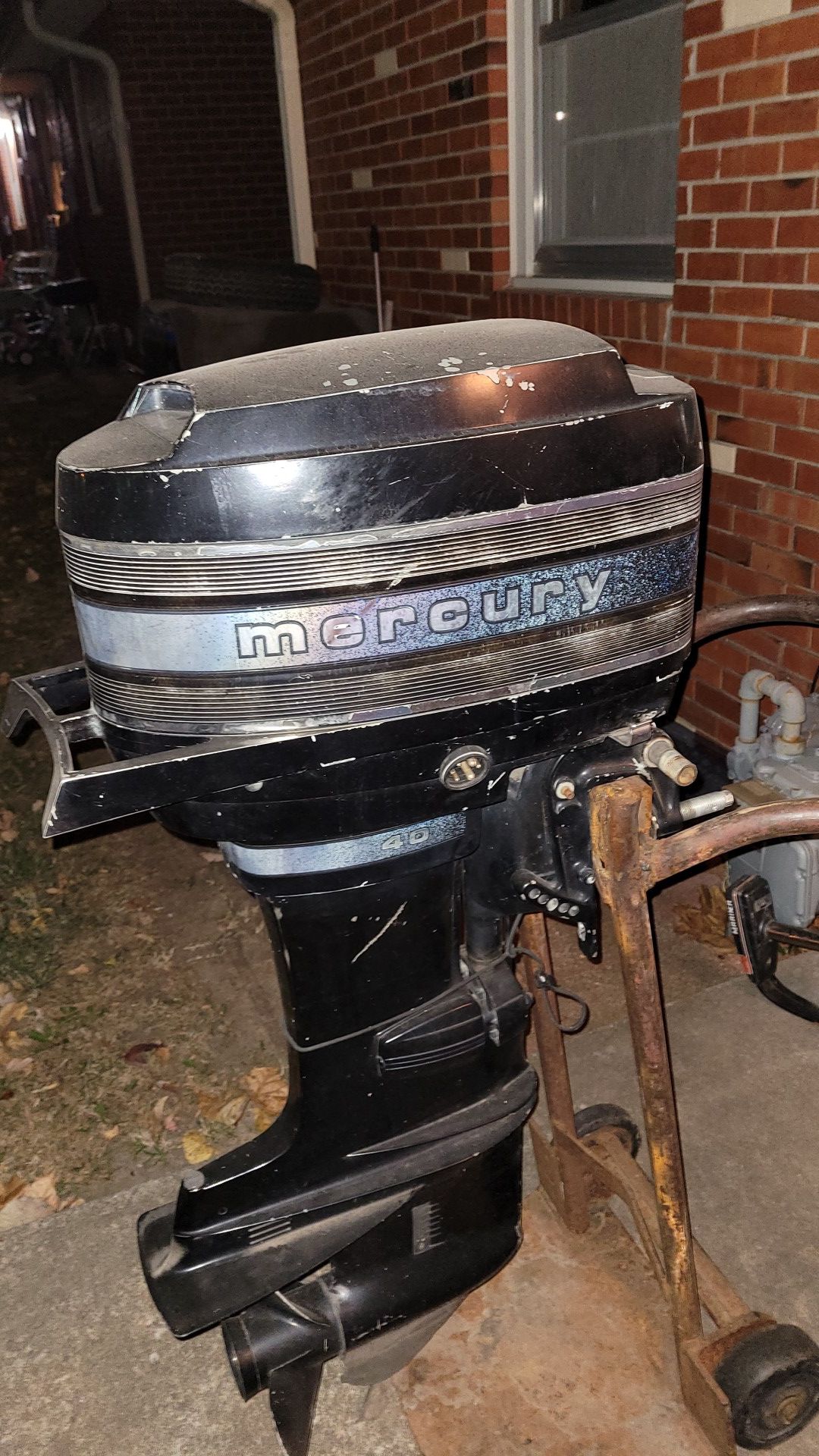 Photo Mercury outboard motors have two one runs needs work